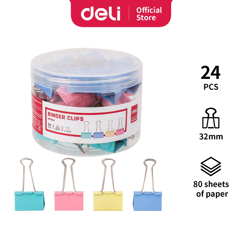 

Deli Binder Klip Warna 32mm E8553A