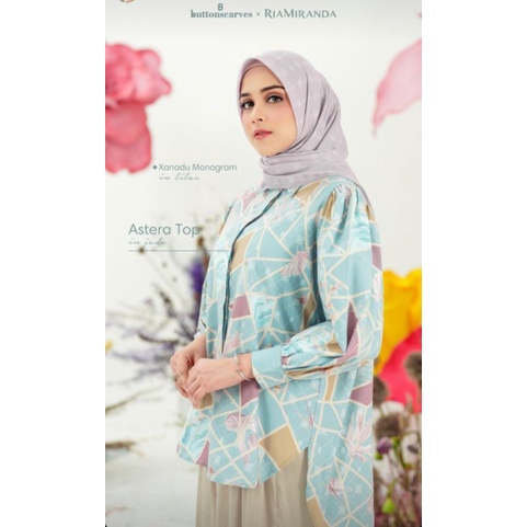 buttonscarves astera top