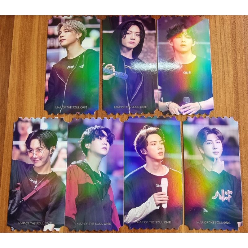 (BOOKED) Holo tiket album DVD BTS MOTS ONE