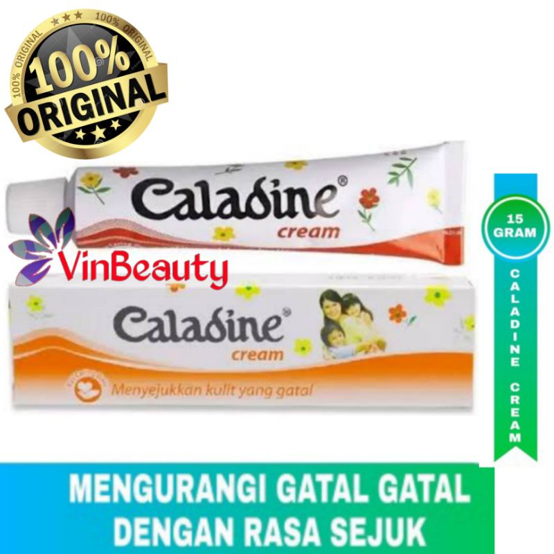 ORIGINAL CALADINE CREAM 15 G / KRIM SALEP UNTUK KULIT GATAL ANAK BAYI CALADIN