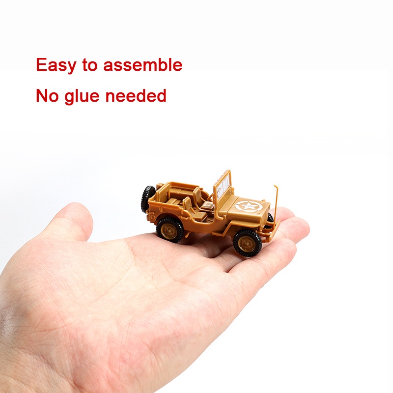 Us Willis Miniatur Mobil Jeep 4D Bahan Plastik Untuk Mainankoleksihadiah