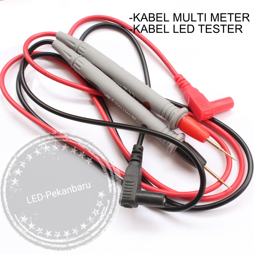 KABEL LED TESTER JARUM LANCIP PIN KABLE MULTITESTER AVOMETER AVO AMPER