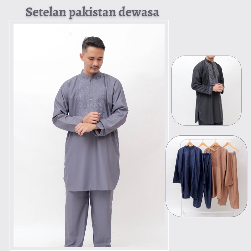 BAJU KOKO SETELAN PAKISTAN BAHAN KATUN TOYOBO ( br- ktk )