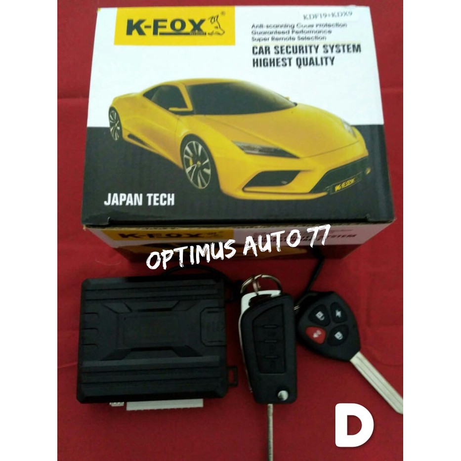 Alarm Mobil Tuk Tuk Kunci Lipat & Kunci Innova K-Fox Japan Technology