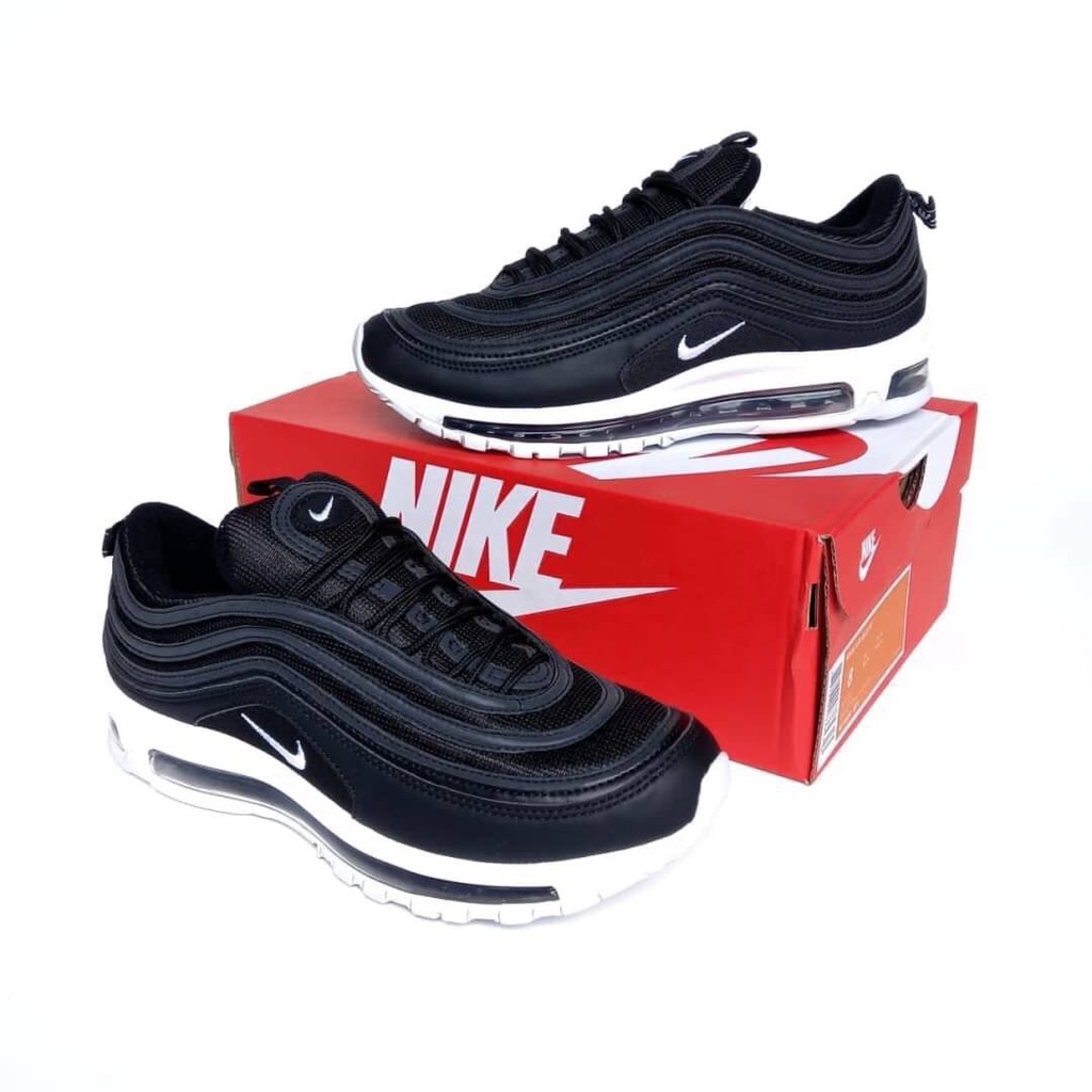 Sepatu Nike Air max 97 Black White Original Import BNIB Made In Vietnam