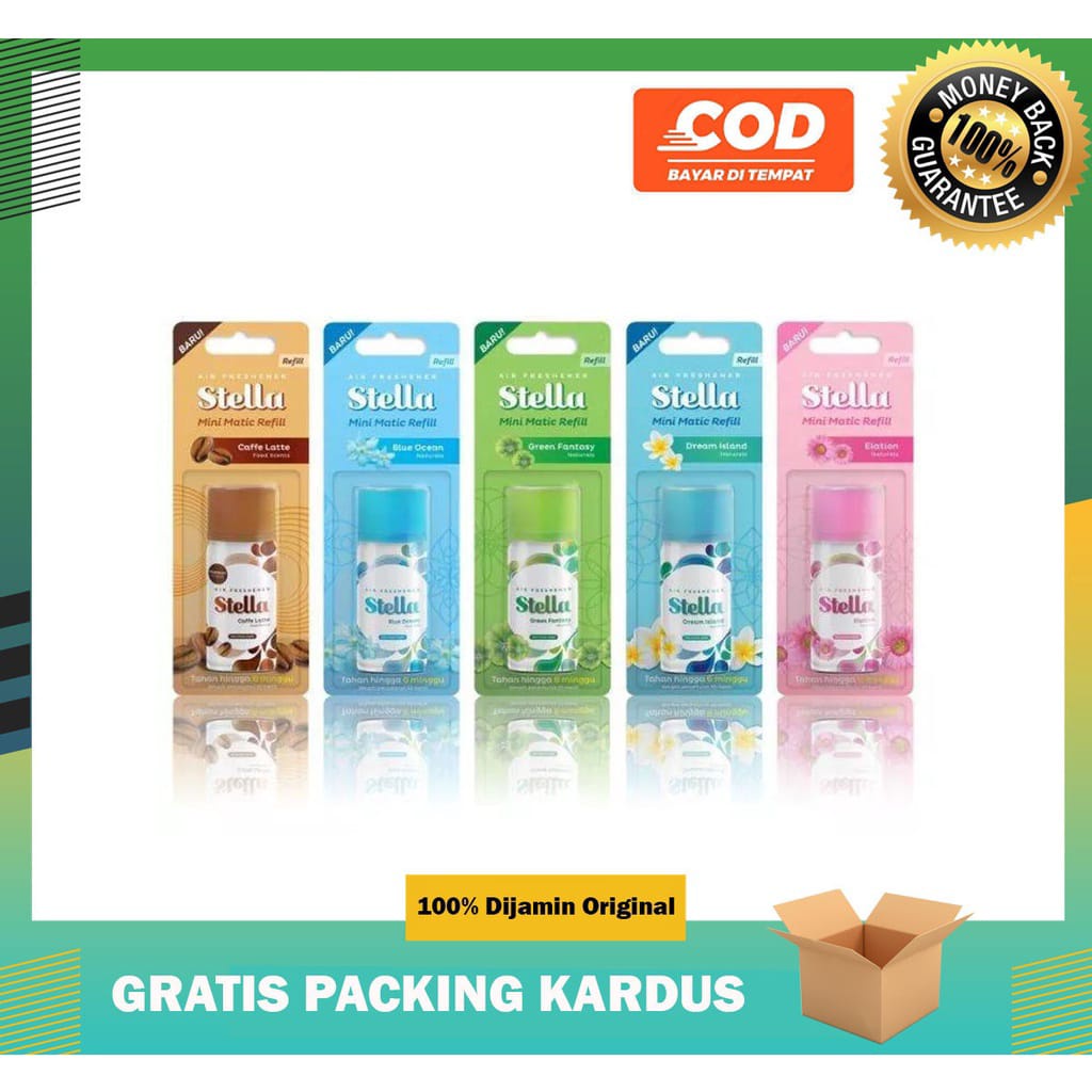 Stella Mini Matic Refill 40ml Isi Ulang Stella Mini Matic Pengharum Ruangan