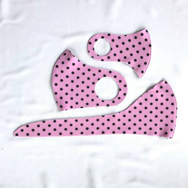 MASKER SCUBA POLKADOT / MASKER SCUBA KOREA / MASKER SCUBA HIJAB / MASKER SCUBA ANAK / SCUBA MASKER