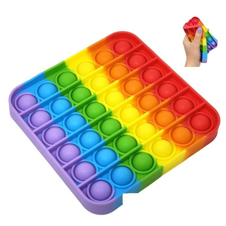 New fidget push Pop Its Round Fidget Toy Push bubble stress relief kids pop it tiktok-1