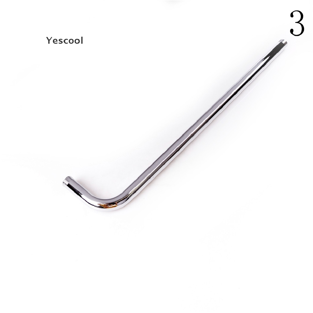 Yescool 30/40/60CM Bathroom Wall Shower Head Extension Pipe Stainless Steel Arm .