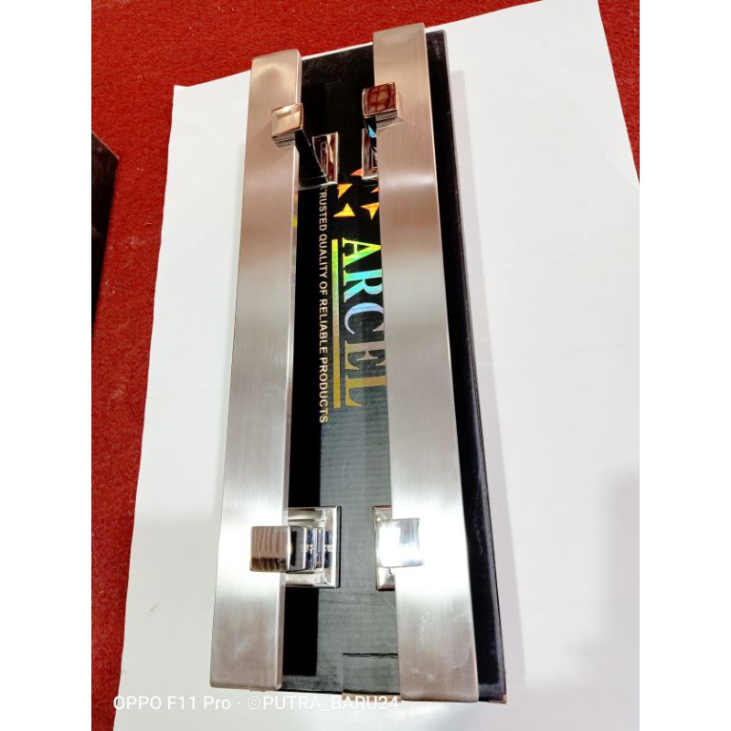 HANDLE PINTU TARIKAN PINTU STAINLEES ARCEL KOTAK GEPENG SUS304