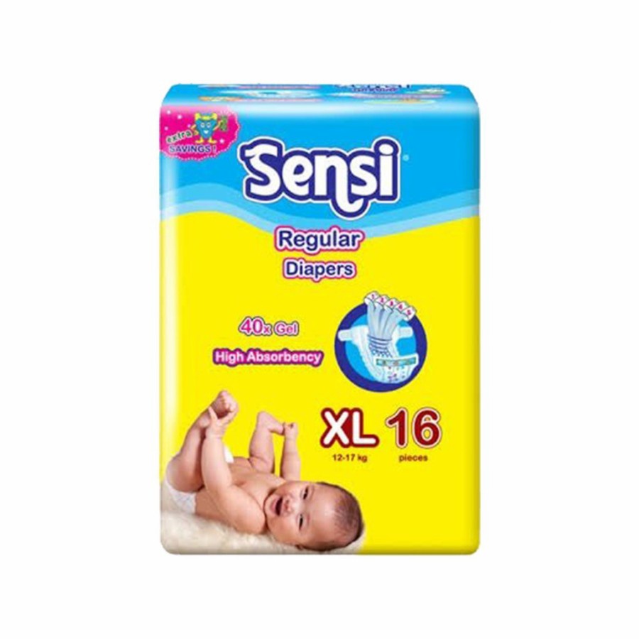 Sensi Diapers Reguler Perekat S20/M20/L20/XL16