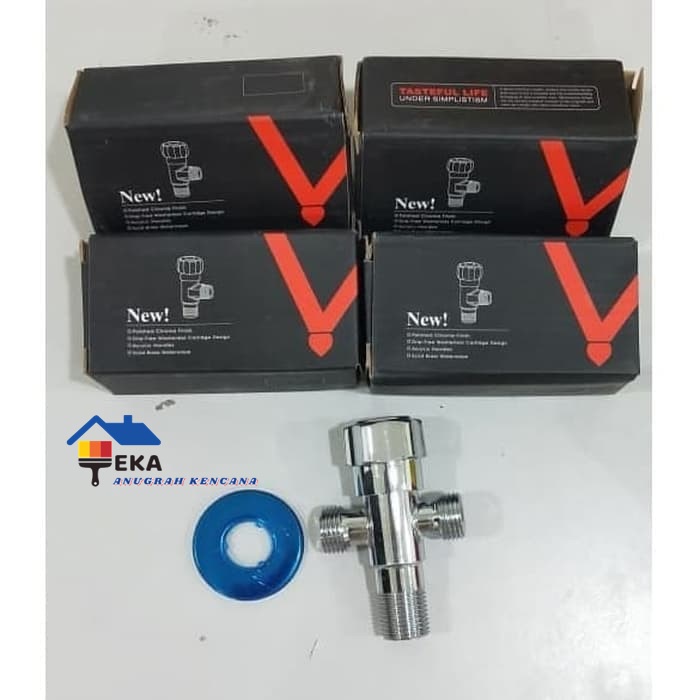Stop Kran Cabang Kran T Shower Closet Jet Closet mahkota EAK