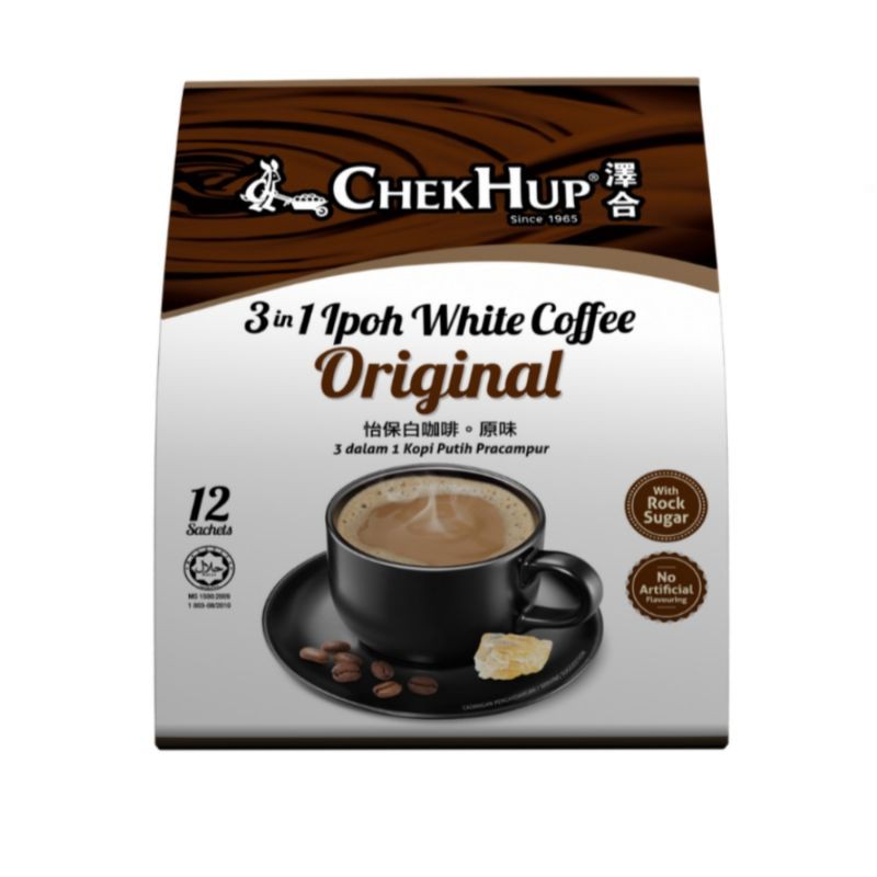 

CHEK HUP 3 in 1 Ipoh White Coffee Original Malaysia (12 sachet)
