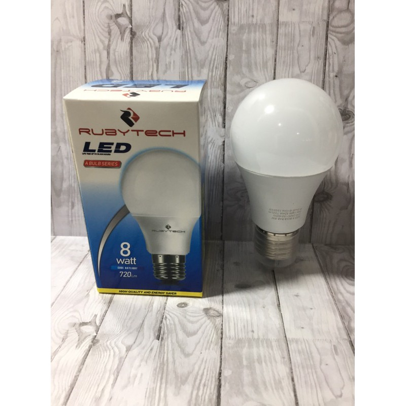 Bohlam lampu LED 8 watt Rubytech