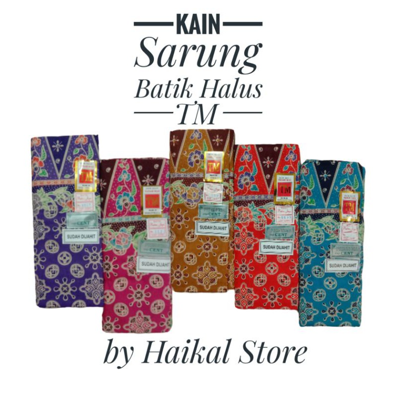 Kain Sarung Batik Halus Wanita TM / Sarung Jarik Batik