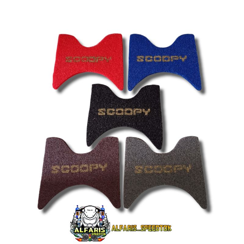 KARPET MOTOR SCOOPY / ALAS PIJAKAN KAKI SEMUA MOTOR HONDA SCOOPY