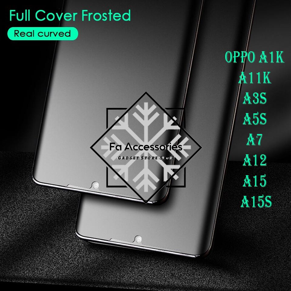 FA ANTI GORES JELLY HYDROGEL MATTE OPPO A1K A11K A3S A5S A7 A12 A15 A15S A16 A16E A16K A17 A17K A77 A77S S E K SCREEN PROTECTOR GUARD