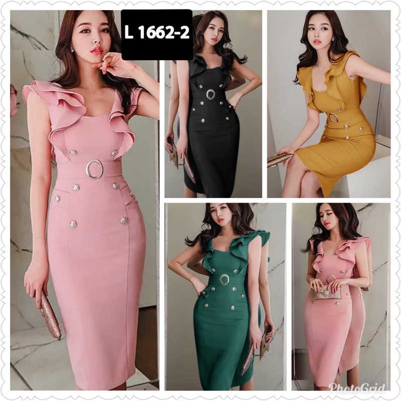 DRESS FLARE SCUBA/DRESS SCUBA PREMIUM/DRESS SCUBA WANITA 1662