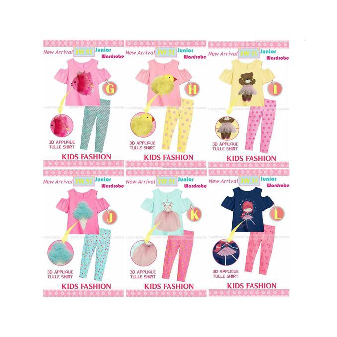 SETELAN BAJU ANAK FASHION JUNIOR WARDROBE JW