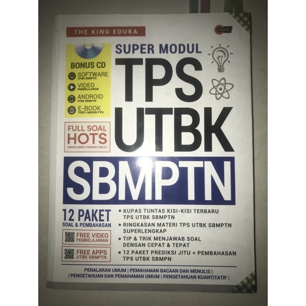 The King Eduka Super Modul - TPS UTBK SBMPTN SOAL HOTS (Preloved/Second)