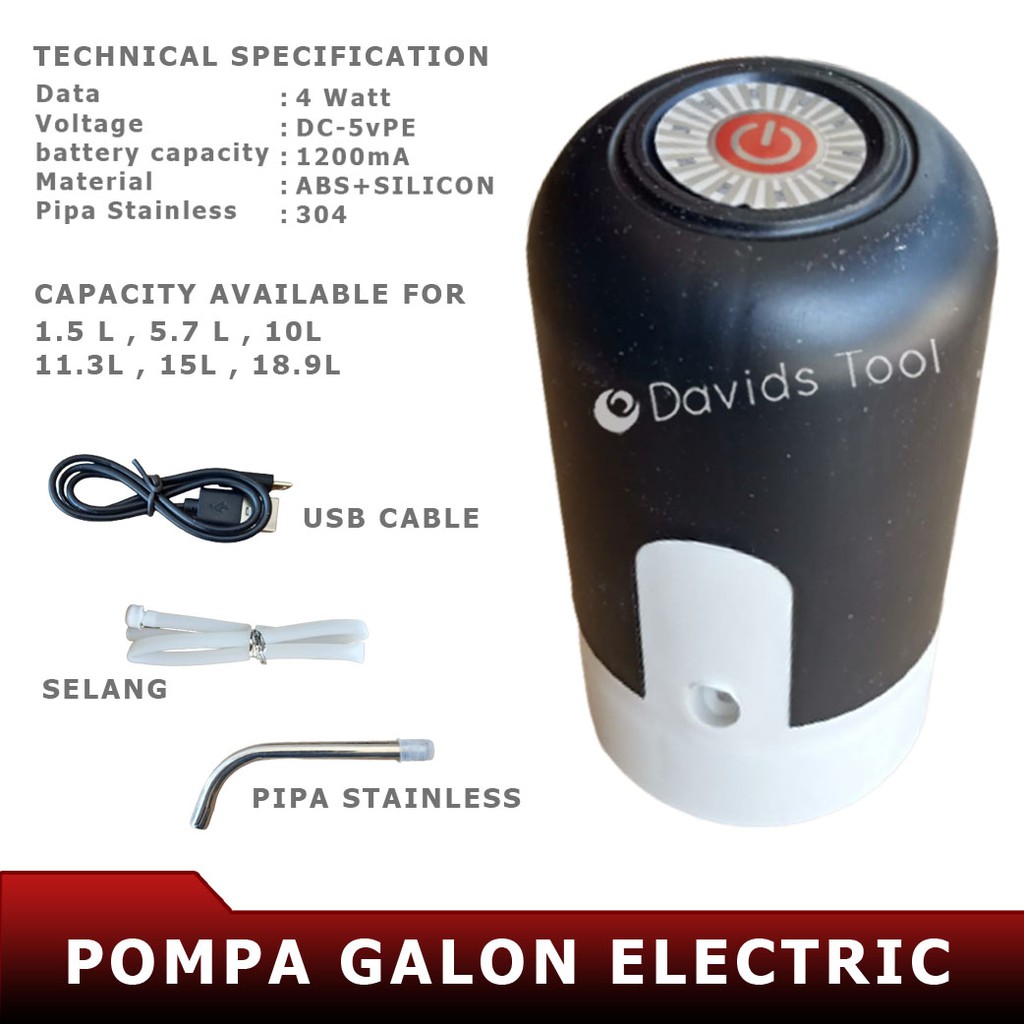 Pompa galon elektrik / pompa elektrik galon otomatis