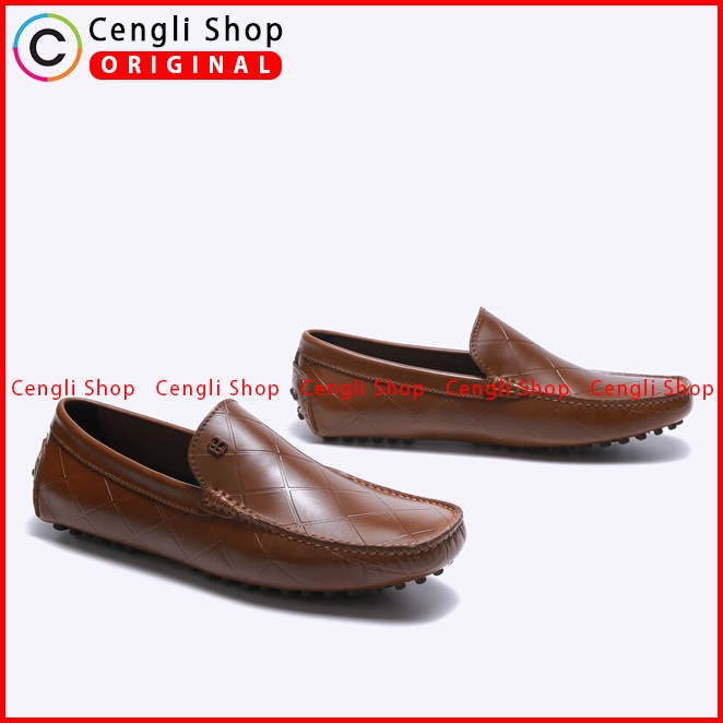 SEPATU PANSUS KULIT EVERBEST PRIA ORIGINAL LOAFER BRANDED COKLAT EM53