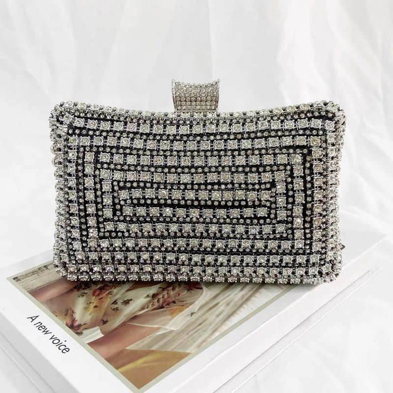 GI 12110B RISCE TAS CLUTCH PESTA ELEGANT MEWAH IMPORT WANITA CEWEK PEREMPUAN JAKARTA BATAM BLING BLING