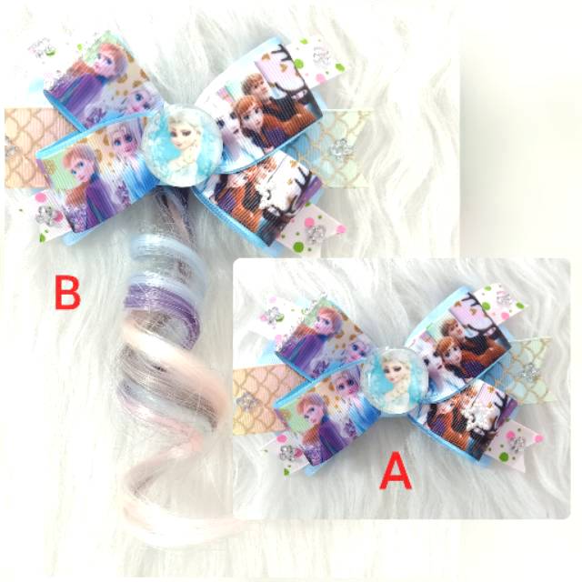 Jepit Rambut Frozen Pita Blue