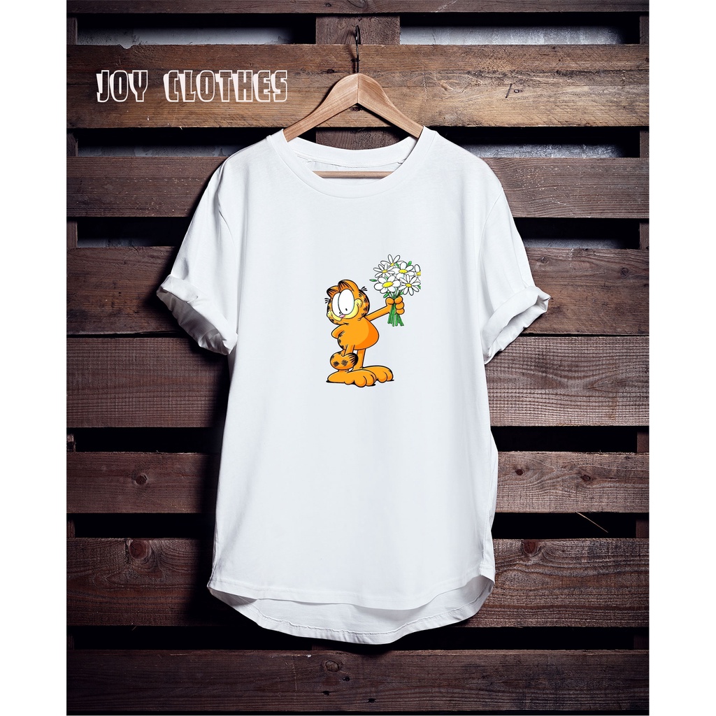 GARFIELD TSHIRT/ KAOS UNISEX GARFIELD/ KAOS PRIA WANITA
