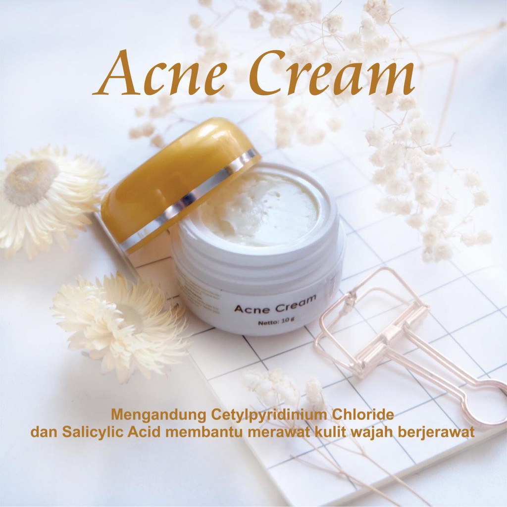 ACNE CREAM RINNA DIAZELLA SKINCARE / CREAM ACNE RINNA SKINCARE