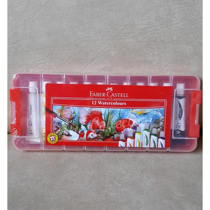 

Atk0288Fc 12 Warna Cat Air 121004P Faber Kotak Plastik Refill Paint