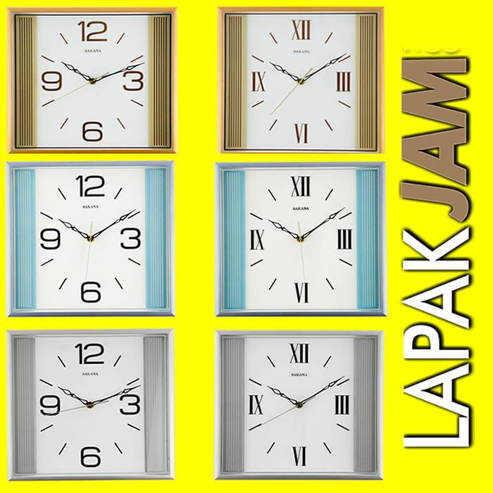 Jam Dinding Kantor Jamdinding Dekorasi Rumah Bagus Minimalis Wall Clock SAKANA 407