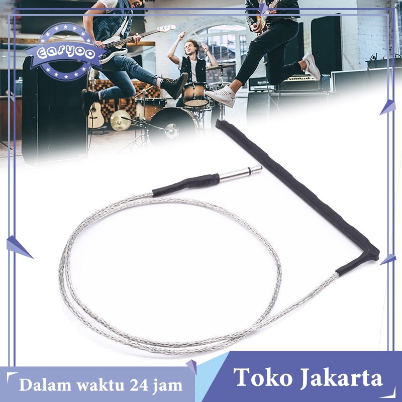 Pickup Gitar Akustik Piezo Stik Gitar Elektrik Sensor Film Listrik Dengan Colokan