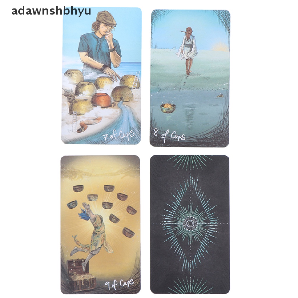 Adawnshbhyu 78kartu the light seers tarot Desk Card Game Kartu Game Versi Inggris