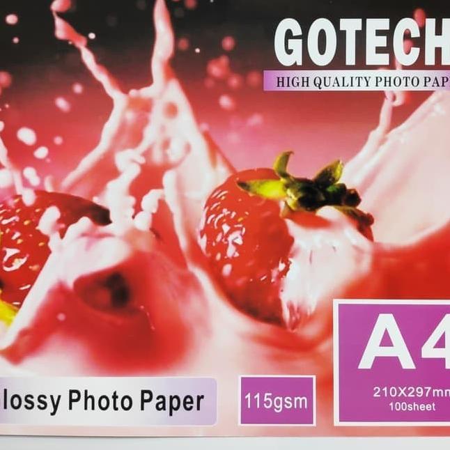 

GOTECH GLOSSY PHOTO PAPER 115GSM