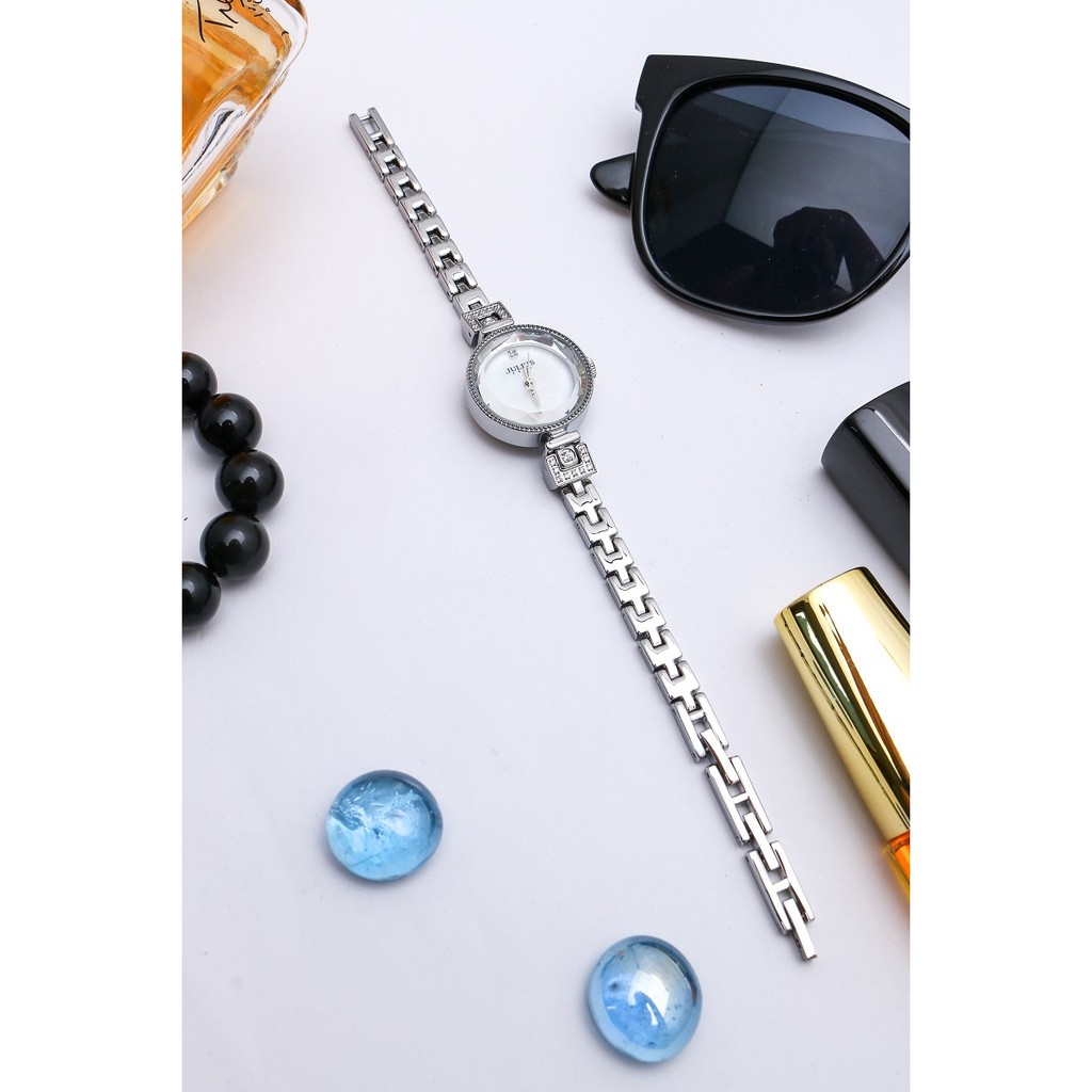 Julius JA-981 / JA981 Jam Tangan Wanita Korea Original - Silver / Rose Gold Blue