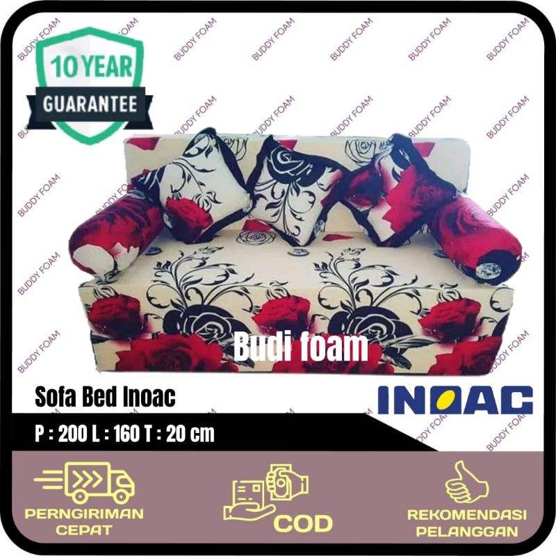INOAC Sofa Bed Inoac no 2 ukuran 200 x 160 x 20 cm
