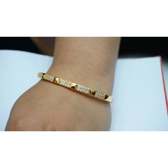 Gelang Bangkok Bintik Permata / Gelang Fashion Wanita