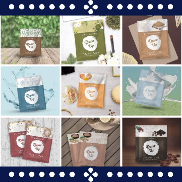 PROMO  Join Reseller  100 sachet Harga Grosir masker Organik 15gr Zip Lock