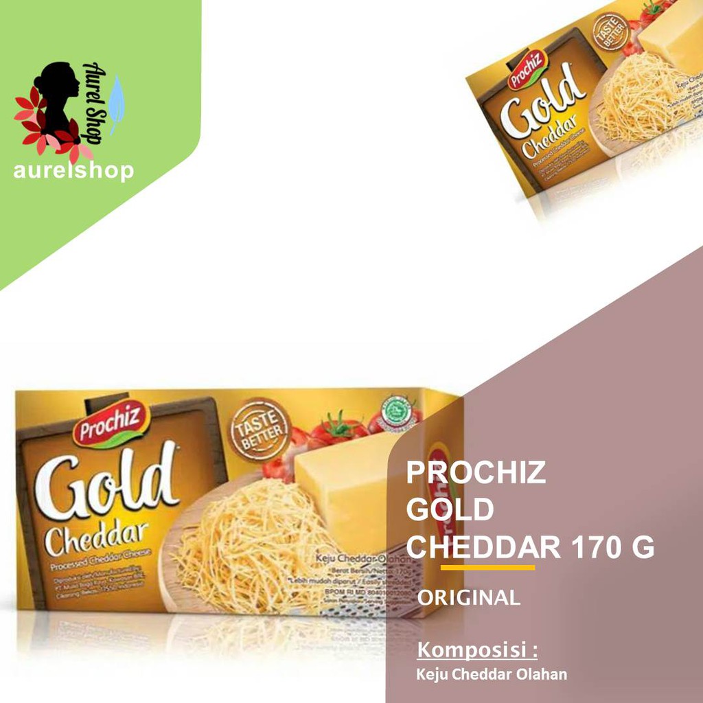 

PROCHIZ Keju Gold Cheddar kemasan 170 gram