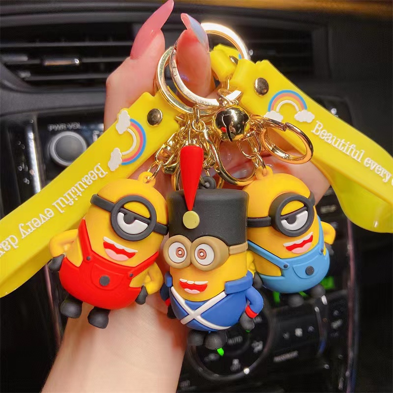 Gantungan Kunci Karakter Minions Lucu - Keychain Boneka Karakter Minions