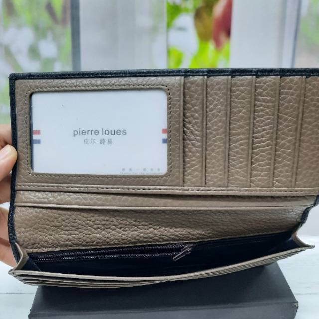 COD Dompet Panjang Pria Wanita Kulit Pierre Loues