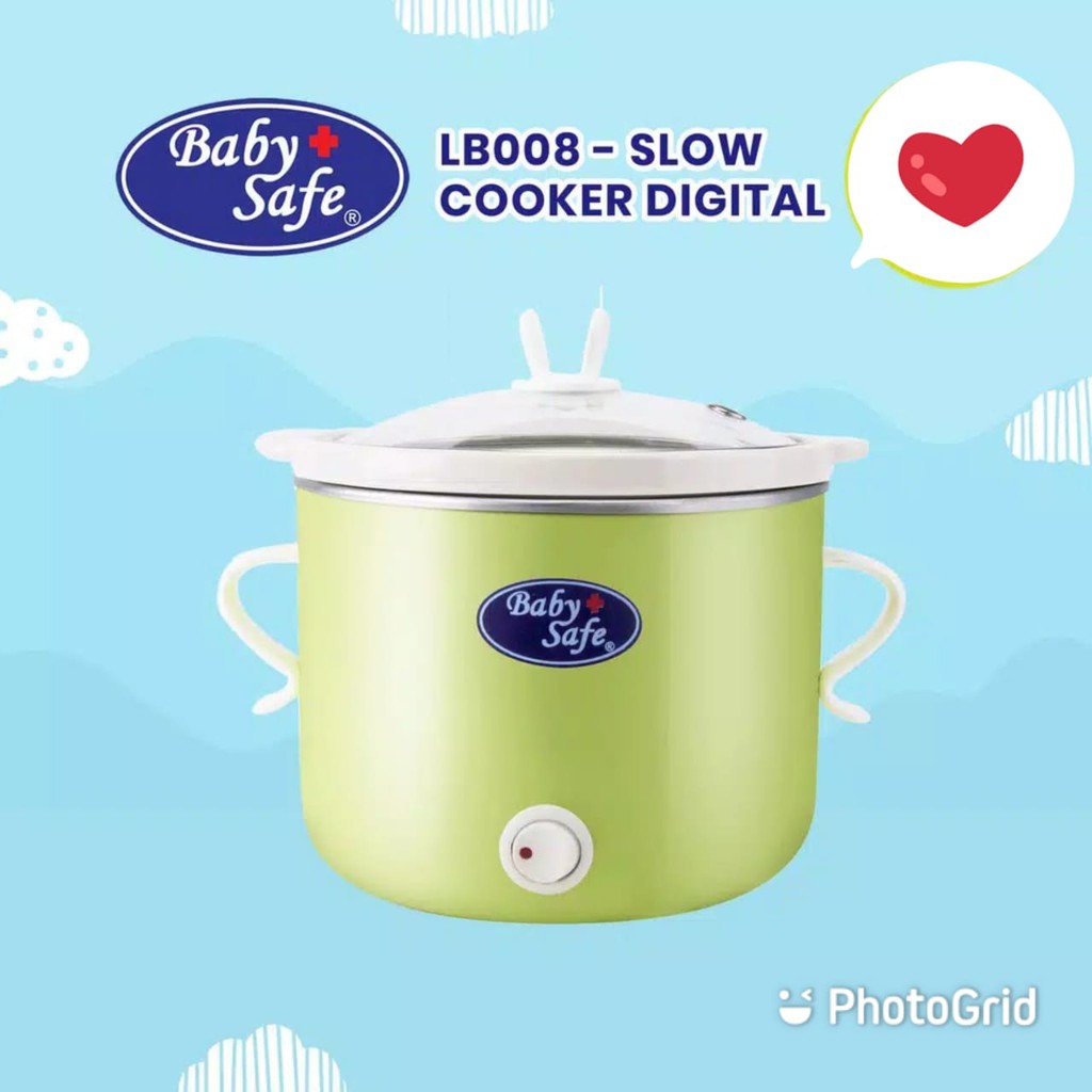 Baby Safe Slow Cooker / Alat Memasak Mpasi LB007 / LB008 / LB009