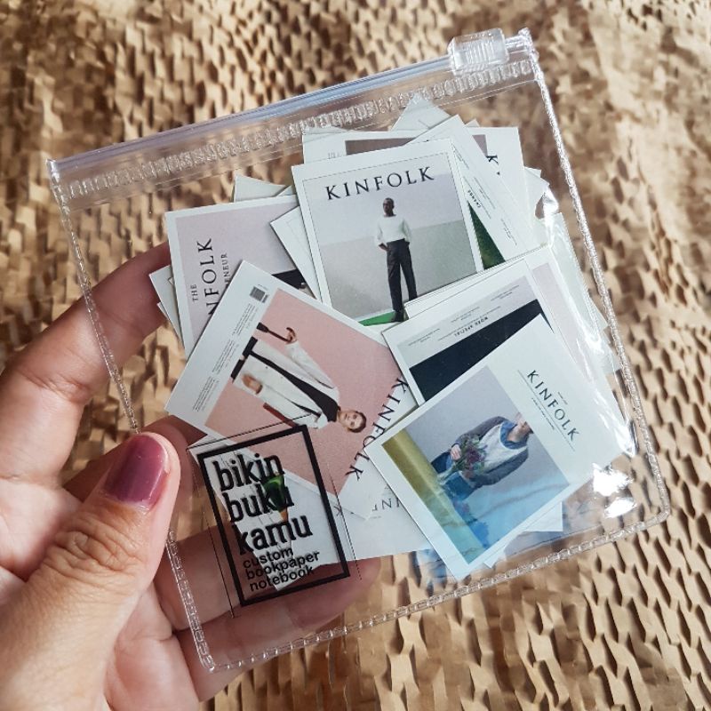 

45pcs Stiker HVS aesthetic estetik foto gambar potret jurnal / scrapbook / journaling notebook sticker - Kinfolk Magazine