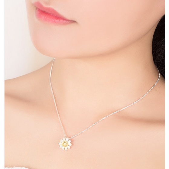 925 liontin perak murni untuk wanita liontin berlian perhiasan kalung fashion DZ-001