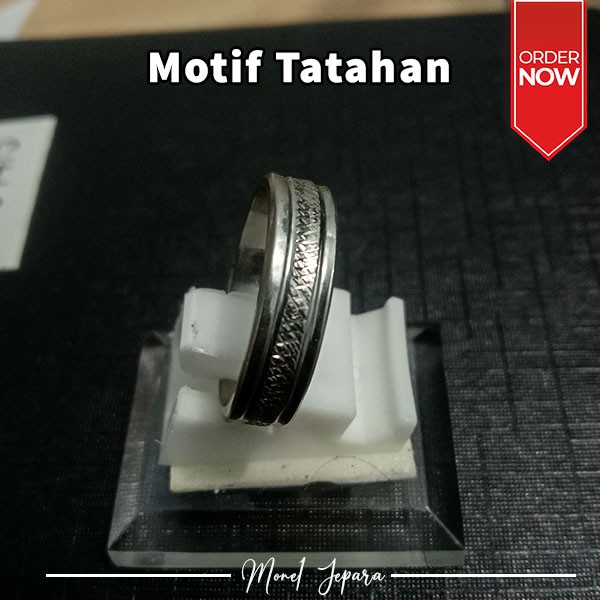 CINCIN MONEL MOTIF TATAHAN