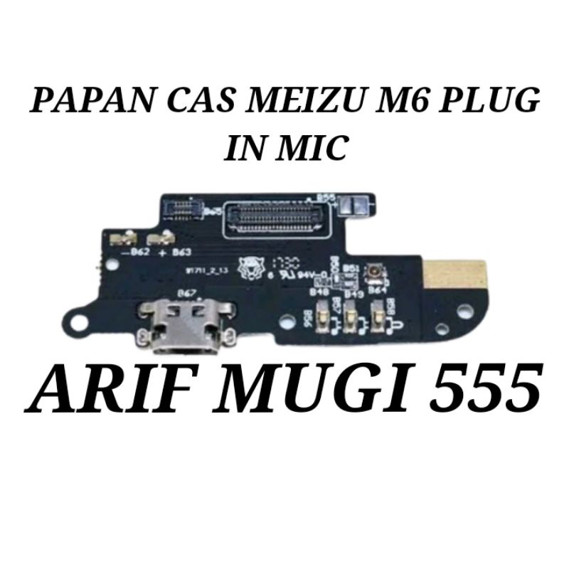 BOARD PAPAN CAS KONEKTOR CONECTOR CHARGER MEIZU M6 PLUG IN MIC ORIGINAL