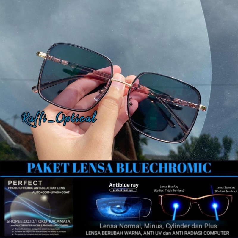 [KODE 7335]PAKET KACAMATA BLUECROMIC |