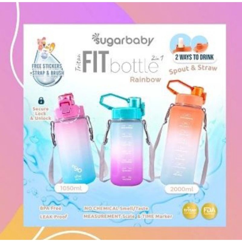 SUGAR BABY BOTOL MINUM TRITAN 1L