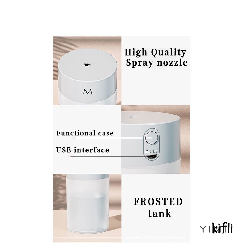 Air Humidifier,Mini Portabel,Usb Ultrasonic Air Atomizer,Alat Penyemprot Rumah,Kantor Pembersih Udara